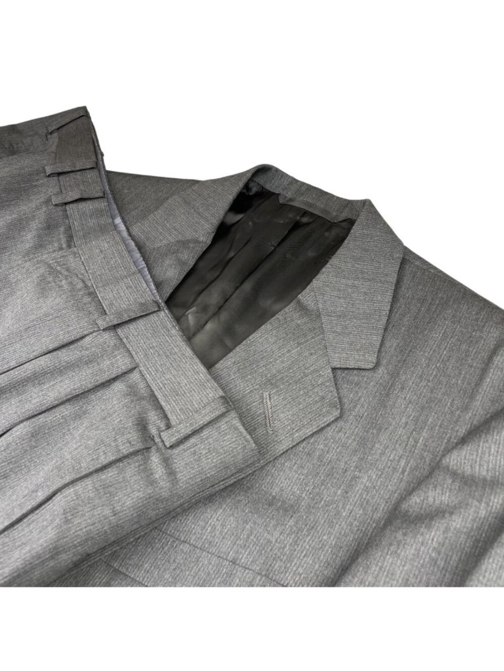 VTG Oxxford Clothes Men's Manhattan II 100% Wool Suit Gray Stripe • 41R | 35x28